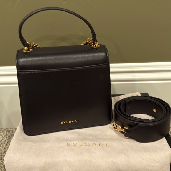 NEW BVLGARI FOREVER TOP MAXI TWO WAY with Crossbody strap and COA and dust bag - Picture 3 of 8